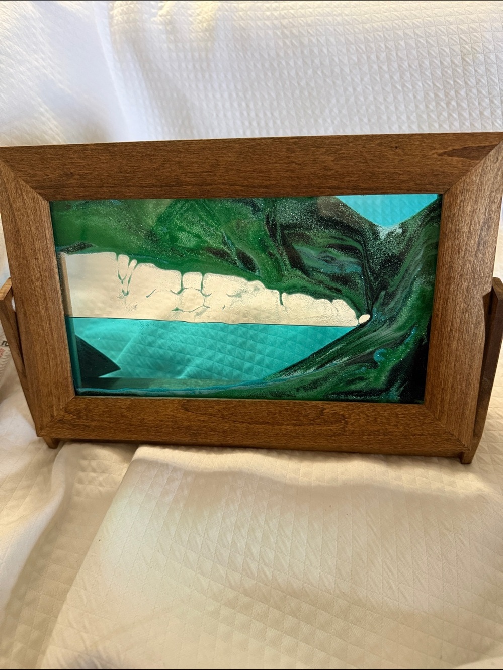 Exotic Sands Moving Sand Art by William Tabar Kinetic Art for desktop/bookshelf - Picture 8 of 9